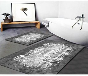 Biele/sivé kúpeľňové predložky v súprave 2 ks 60x100 cm Modern – Mila Home