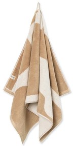 Ferm Living Bavlnený uterák Ebb Sand 100 x 50 cm
