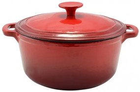 Liatinový hrniec so smaltovaným povrchom 4,2L 26cm Red 50983