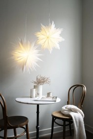 Watt & Veke Závesná svietiaca hviezda Liz White 50 cm