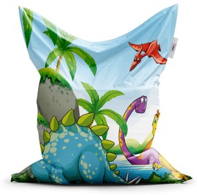 Sablio Sedací vak Dinosauri 3 - 150x100 cm