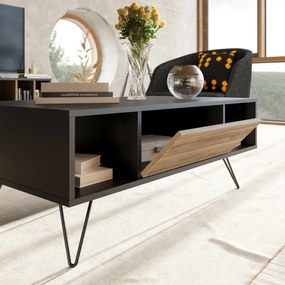 Konferenčný stolík Mistico Black and Walnut