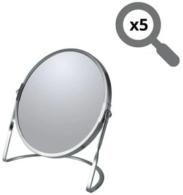 Kozmetické zväčšovacie zrkadlo (zväčšenie 5x) ø 18 cm Akira – Spirella