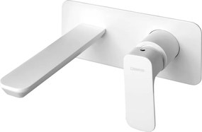 Biela podomietková umývadlová batéria (1 výstup) Spy – Sapho