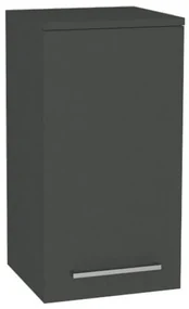 Mereo, Mereo Bino kúpeľňová skrinka horná 63 cm, pravá, Multidecor, Šedá antracit, MER-CN696SEAN