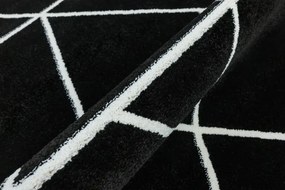 Koberec LIMA C877B čierny / biely