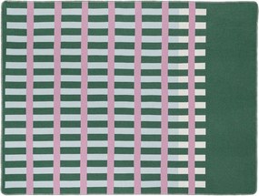 Zelená/ružová deka 160x200 cm Onu – noo.ma