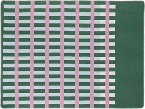 Zelená/ružová deka 160x200 cm Onu – noo.ma