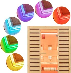 BPS-koupelny Infrasauna Relax HYD-6713 153x110, 3-4 osoby