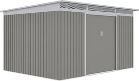 Záhradný domček G21 GRAH 915 - 340 x 269 cm, metalický šedý