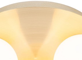 Moderné kúpeľňové stropné svietidlo mosadzné 3 svetlá - Cederic