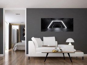Obraz - Futuristický tunel (120x50 cm)