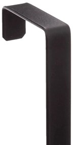 Držiak na uteráky Natureo Black, čierna/s drevenými prvkami