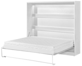 Sklápacia posteľ 160 Perfecto II (biela + biela + biela) (horizontálna) (bez osvetlenia). Akcia -20%. Vlastná spoľahlivá doprava až k Vám domov. 1128905