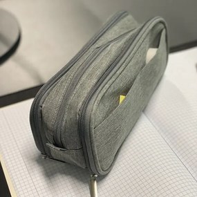 Maaleo Trojitý skládací penál - šedý 24512