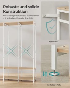 Otvorená šatníková skriňa RGR005W67