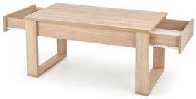 Konferenčný stolík NEA 52x110 cm béžová/dub sonoma