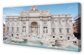 Obraz na plátne Katedrála Rome Fountain 100x50 cm