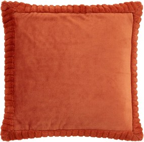 Dekoračný vankúš z mikroplyšu 55x55 cm Velvet and Faux Fur – Catherine Lansfield