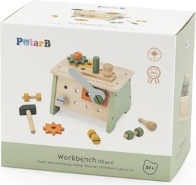 Stolík pre malého kutila Viga 44249 PolarB 2 v 1