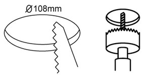 Eglo 98632 - SADA 3x LED zapustených stropných svietidiel FUEVA 3xLED/5W/230V