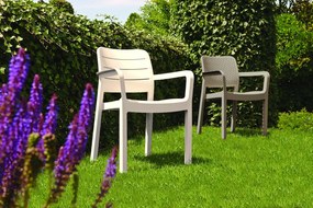 ALLIBERT TISARA Záhradná stolička, 53 x 58 x 83 cm, grafit 17199557