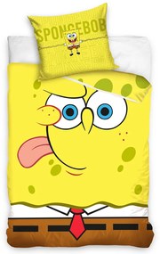 Detské obliečky Sponge Bob Emoji 140x200/70x90 cm