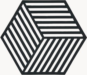 Silikónové podložky pod poháre Hexagon, 6 ks