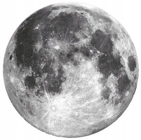Dekoračná nálepka na stenu mesiac s hviezdami 71 cm