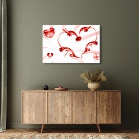Obraz srdca z dymu (90x60 cm)