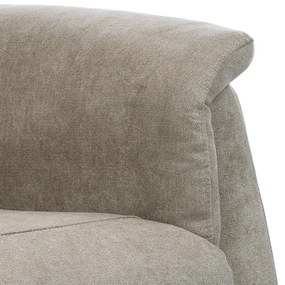 Autronic BONTEC Polohovacie kreslo, elektrické káblové ovládanie, béžová, látka, TV-1171 CAP2 Farba: Šedá