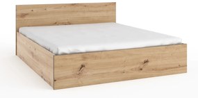 Manželská posteľ P13, 160x200, dub artisan