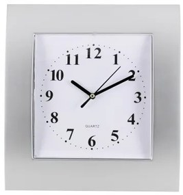 Nástenné hodiny MPM, 2499.7000 - strieborná/biela, 29cm