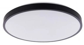 NOWODVORSKI Prisadené stropné osvetlenie do kúpeľne AGNES ROUND LED, 22W, denná biela, 40cm, okrúhle, čierne