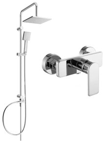 Mexen Tord sprchový set s dažďovou sprchou a sprchovou batériou Cetus, chrómová, 744340200-00