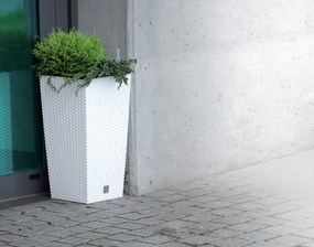 Plastový kvetináč DRTS265 26,5 cm - hnedá