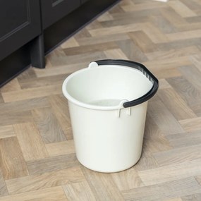 Béžové plastové vedierko 9 l - Addis