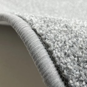 Vopi, Kusový koberec Messina šedá štvorec, 300x300, šedá, obývacia izba