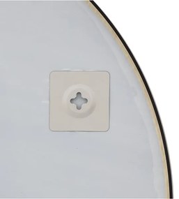 Atmosphera - Nástenné zrkadlo ALICE pr. 70 cm čierne