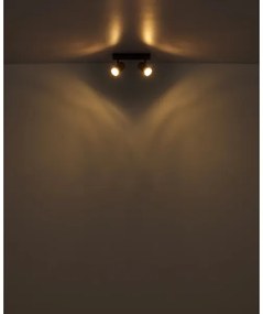 Globo 57851-2 - Bodové svietidlo BRISBON 2xGU10/25W/230V biela/chróm