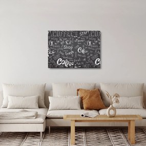 Sklenený obraz - Coffee (70x50 cm)
