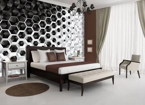 Fototapeta - 3D šesťuholníky (254x184 cm)