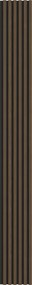 Mexen Lam-B, akustické stenové lamely 275 × 30 cm, HDF doska 4 mm, technická dyha, orech espresso, S100-275307-3015-019