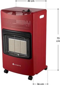 Plynový sporák – 4,2 kW, červený