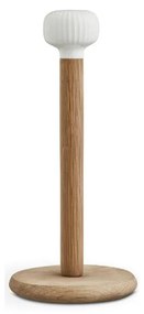 Stojan na papierové utierky z dubového dreva s bielym detailom z porcelánu Kähler Design Hammershoi
