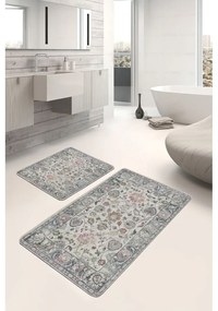 Sivé kúpeľňové predložky v súprave 2 ks 60x100 cm – Mila Home