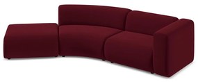 Vínovočervená zamatová leňoška (ľavý roh) Ekahi – Makamii