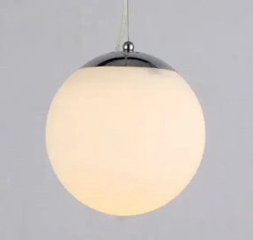 Kovový luster biele Ball 20