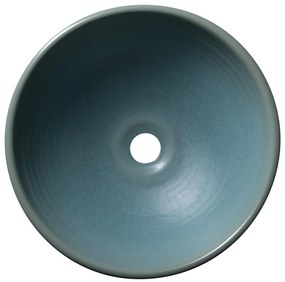 Sapho Sapho, ATTILA keramické umývadlo, priemer 43cm, tyrkysová, DK018