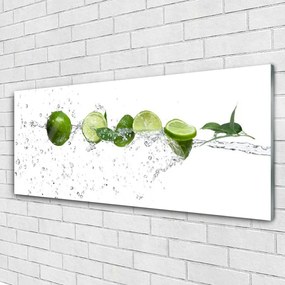 Obraz plexi Limetka voda kuchyňa 125x50 cm